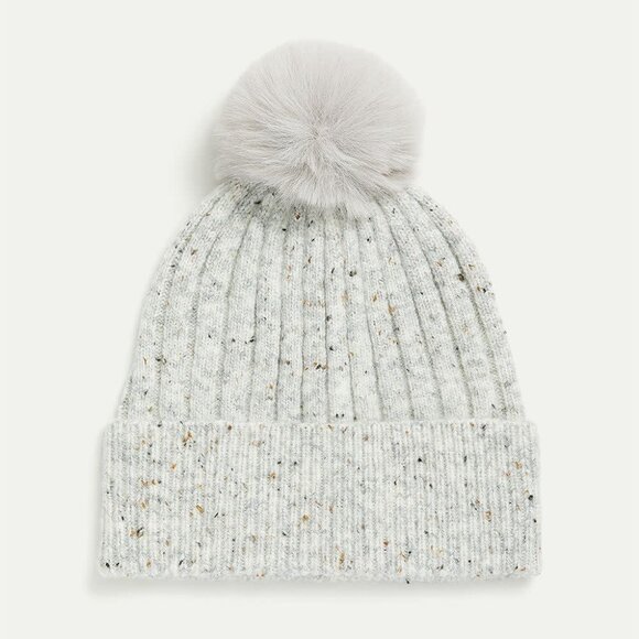 Reitmans Ribbed Beanie with Pompom - Picture 1 of 7